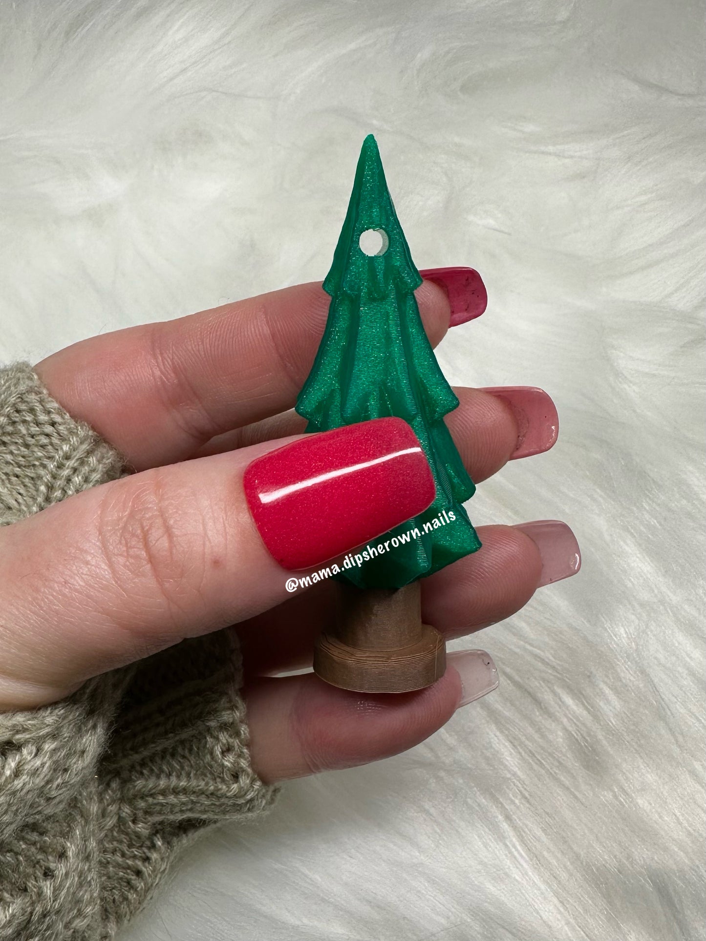 Pine Tree Nailfie Prop/Tree Ornament